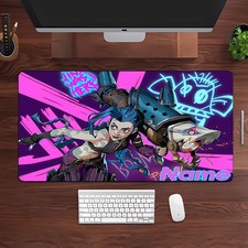 40 90cmCustomizable Game Girl Themed Mouse Pad - Non-Slip Rubber Desk Mat with V