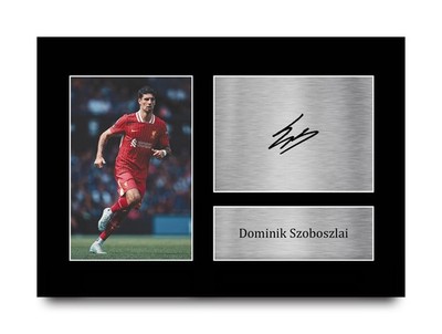 Dominik Szoboszlai Signed Liverpool Printed Autograph Photo
