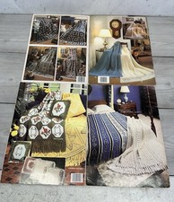 Lot Of 29 Leisure Arts, Leaflet, VTG Knitting, Crocheting Books. Random Vintage