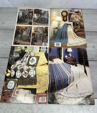 Lot Of 29 Leisure Arts, Leaflet, VTG Knitting, Crocheting Books. Random Vintage