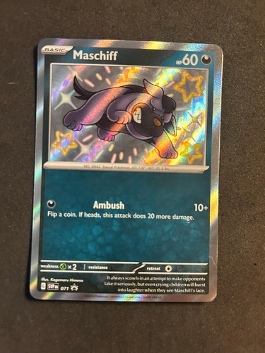 Maschiff 071 Holo Promo Scarlet & Violet Promo Pokemon Lightly Played
