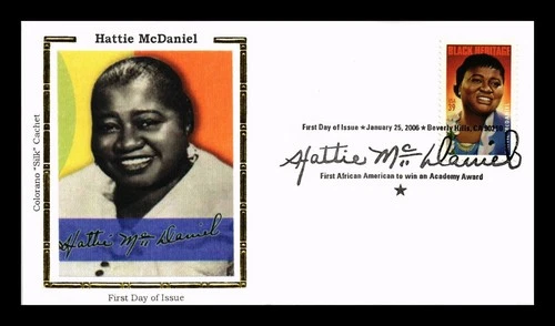 US COVER HATTIE MCDANIEL ACTRESS BLACK HERITAGE FDC COLORANO SILK CACHET