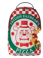 SprayGround Five Nights Of Freddy Pizza Back Pack