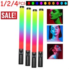 114LEDs RGB Fill Light Stick Lamp Handheld Colorful Photography Selfie Portable