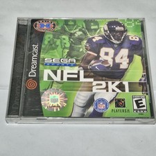 NFL 2K1 (SEGA Dreamcast, 2000) CIB w/Manual-Tested & Working