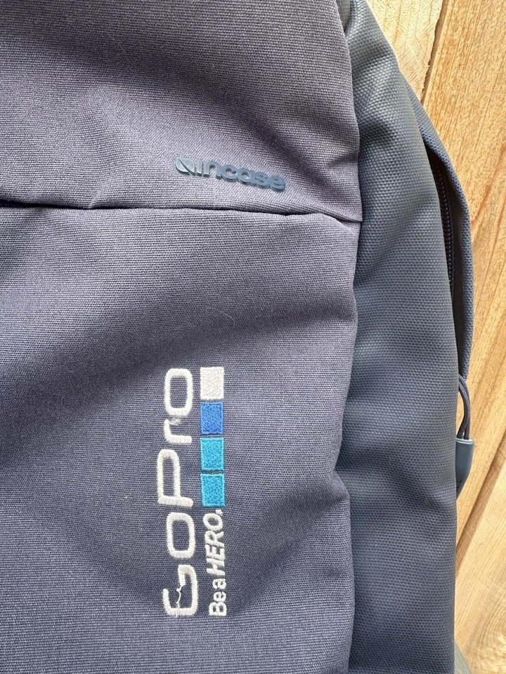 Incase Pro Pack Nylon Padded DSLR Backpack Blue Woolenex EXCELLENT GoPro Branded - Image 2 of 4