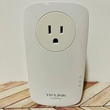 TP-Link TL-PA9020P AV2000 Passthrough Powerline Adapter White 2-Port Gigabit