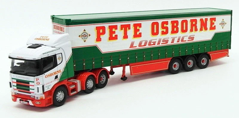 Corgi 1/50 Scale Model CC12207 - Scania Curtainside - Pete Osborne Logistics - Bild 2 von 4
