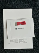 Win 11 Pro 64-Bit DVD & License Product Key Factory Sealed US Shipping