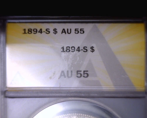 1894 S Morgan Silver Dollar ANACS AU55
