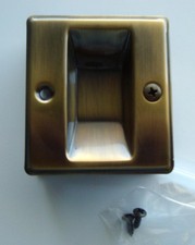 Maniglia di passaggio porta tascabile scorrevole antibloccaggio formica bronzo BHI 04-SDL 17