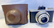 Vintage Universal Meteor 620 Roll Film Camera w/ Original Leather Case - USA