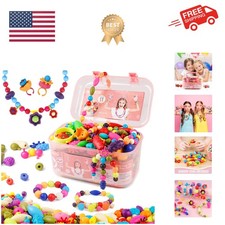 Girls Crafts Jewelry Making Kit for Toddlers - Pop Beads Toys Sets for Little...