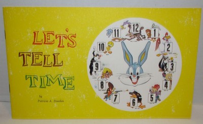 Let's Tell Time Booklet, Looney Tunes and Bugs Bunny, 1962