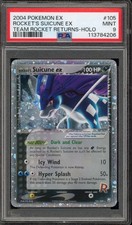 Pokemon Rocket's Suicune ex EX Team Rocket Returns Holo Rare #105 PSA 9 Mint on eBay