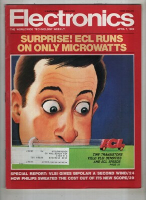 Electronics Mag ECL Runs Only On Microwatts April 7 1986 010522nonr