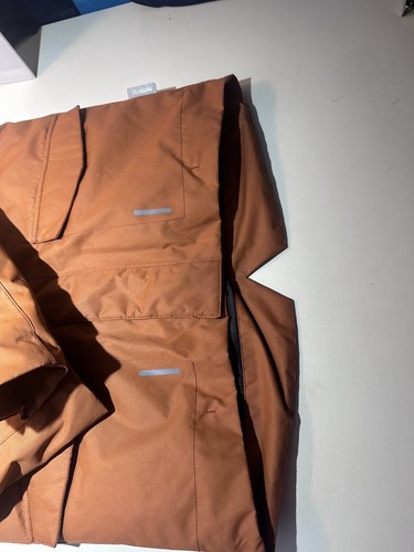 Chaqueta de esquí para niñas Reima talla 8 joven naranja con capucha impermeable nieve con cremallera completa - Imagen 7 de 19