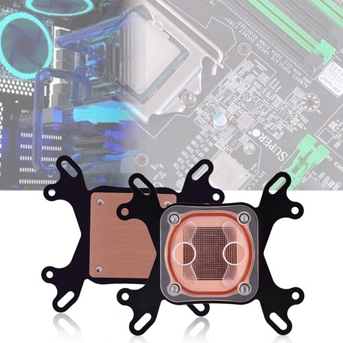 CPU PC CPU Water Cooling Block Waterblock Liquid Cooler 50mm Copper Base High - Afbeelding 11 van 12
