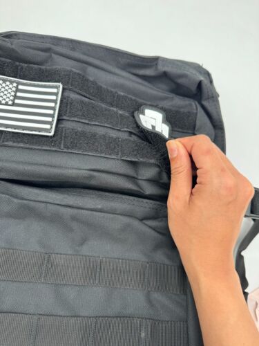 (NEW) Tactical Backpack Heavy Duty Tactical Hiking Bags w/American Flag 40L Army - Picture 2 of 5
