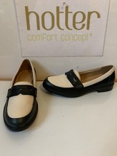 Image of Hotter Dorset Slip On Leather Shoes Size UK 5.5 EU 38.5 NEW