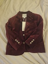 Janie and Jack Boys Velvet Blazer 3T