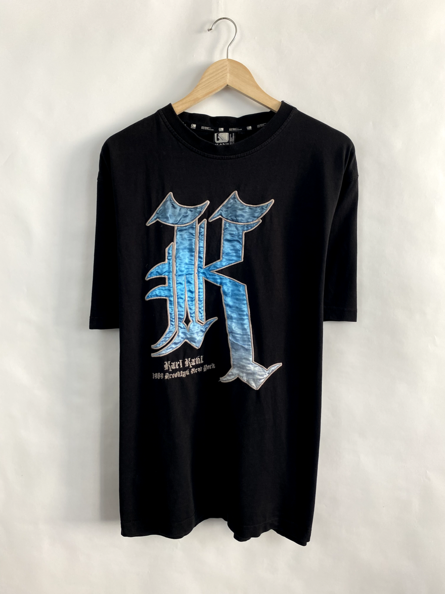 Vintage 90s Karl Kani Big Logo t-shirt Y2K rare Size L Color Vintage 90s Karl Kani Big Logo t-shirt Y2K rare Size L Color