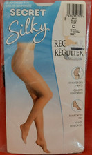 Vintage Pantyhose Secret Silky Regular Color Black Size C BAMA1