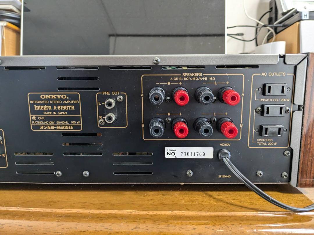 ONKYO　Integra 　A－819GTR ONKYO Integra A－819GTR | eBay