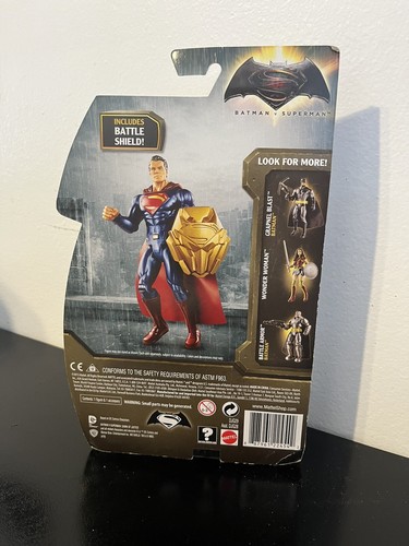 Batman v Superman: Dawn of Justice Shield Clash Superman 6" Figure - Picture 2 of 2