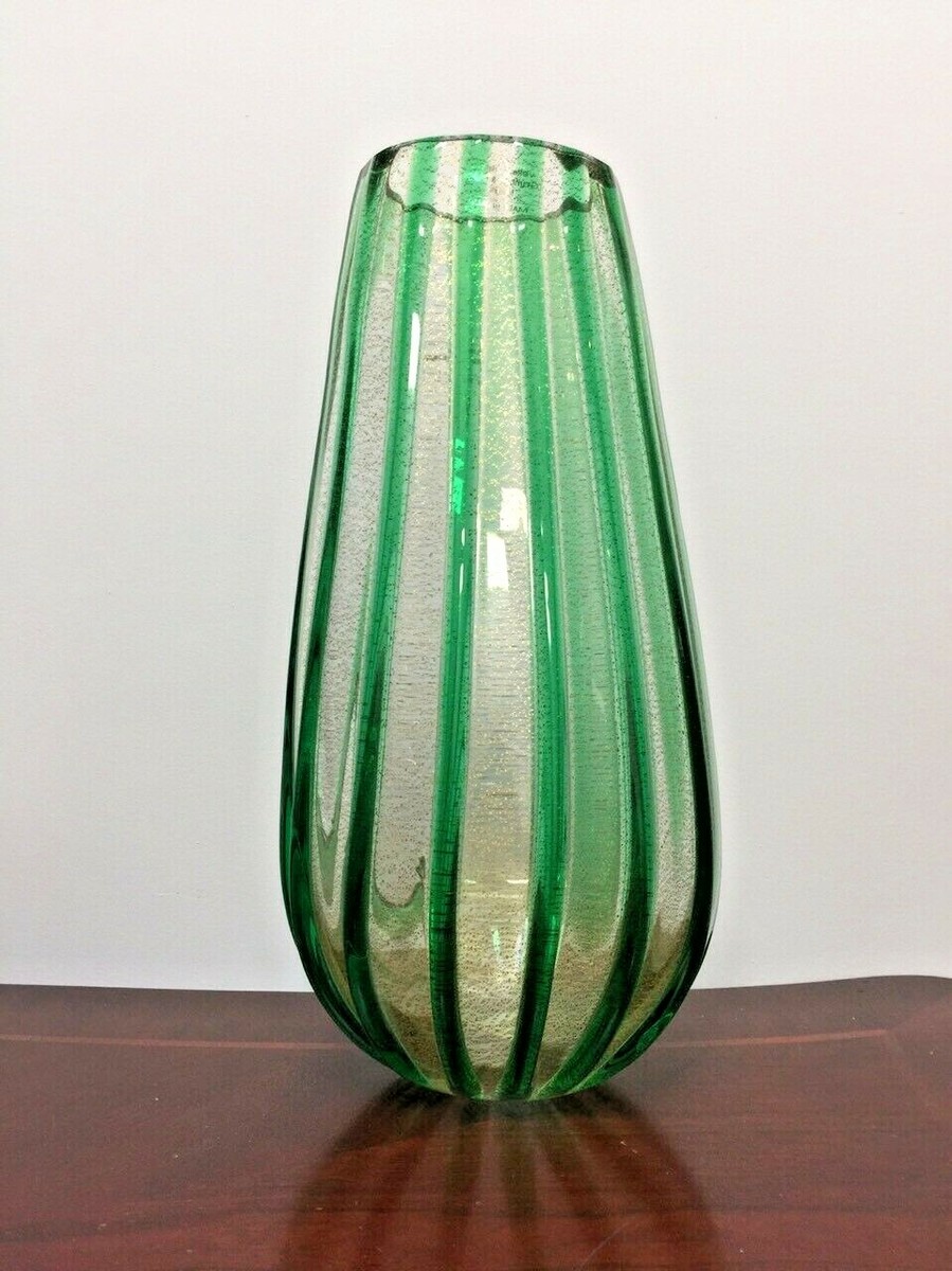 よ*ー様 Murano Green and Gold VETRO ARTISTI VR Vecchia Murano 4.25