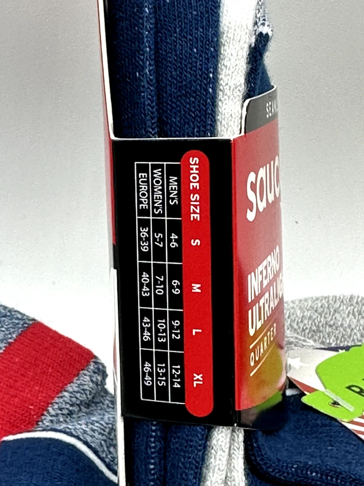 PACK DE 3 PARES DE CALCETINES CUARTO SAUCONY RUN DRY INFERNO ULTRALIGEROS PUNTERA SIN COSTURAS MEDIANOS Foto 4 de 4