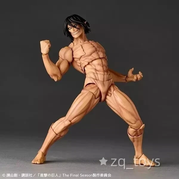 NUEVO KAIYODO Revoltech INCREÍBLE YAMAGUCHI ATTACK TITAN con piezas adicionales juguete Foto 3 de 4