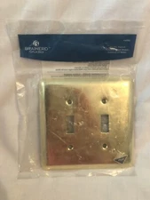 Brainerd Studio Liberty Hardware Double Switch Wall Plate Light Switch- 64098