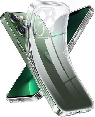 Für Apple iPhone 14 Pro Max 6,7'' Hülle, Slim Klar Stoßfest Gel TPU Handy Cover