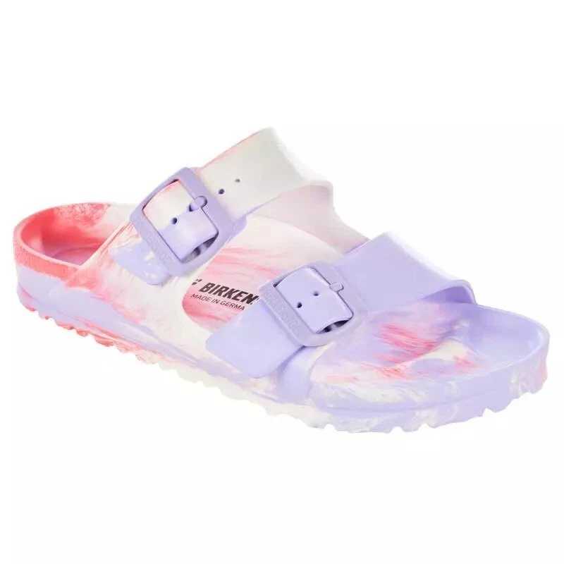 Birkenstock Arizona EVA Sandals Slides Purple Fog Multi Color Unisex NEW
