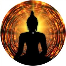 Slipmat Slip Mat Pad for any 12" DJ Turntable LP Record Player Felt BUDDHA 2