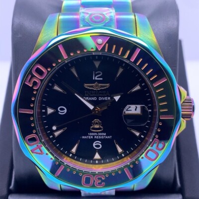 Invicta 23943 Pro Diver Men Rainbow 47mm Men\'s Stainless Steel Watch Automatic Amazon.com: Invicta Men main image 3
