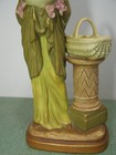 AMPHORA ART NOUVEAU STATUE No. 5112 LADY WITH BOWL AUSTRIA CZECHOSLOVAKIA — photo 7