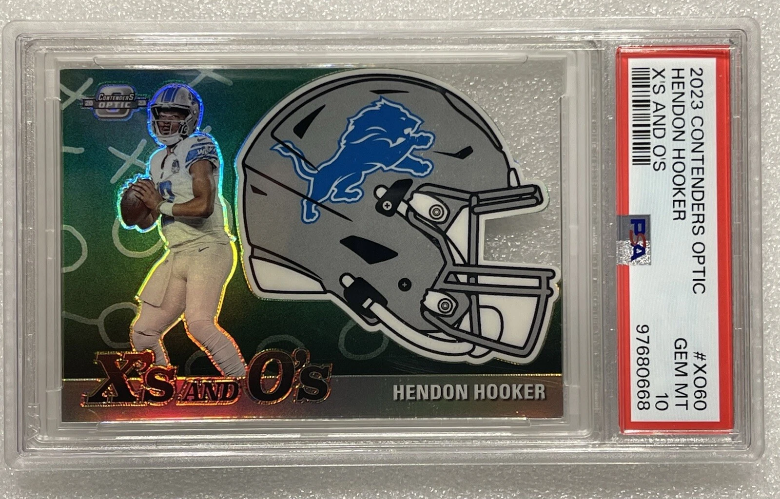 Hendon Hooker Panini Contenders Optic Xs and Os #XO60 Base