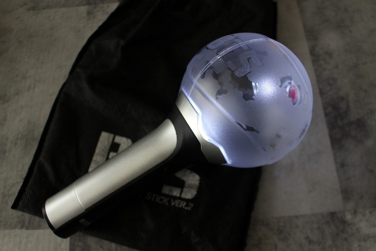 K-POP・アジア BTS  OFFICIAL LIGHT VER.2 BTS Official Stick Light ver.2 Korea Limited+Pouch NO BOX NO