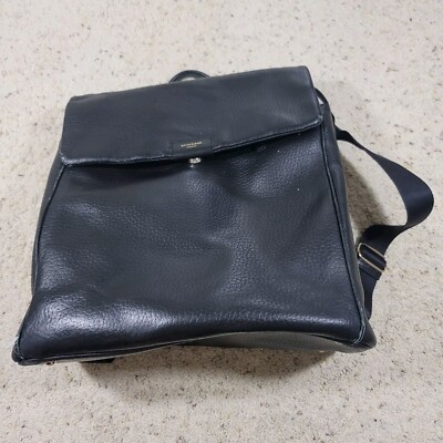 STORKSAK ST.JAMES LUXE SCUBA DIAPER BAG BLACK CONVERTIBLE READ DESCRIPTION