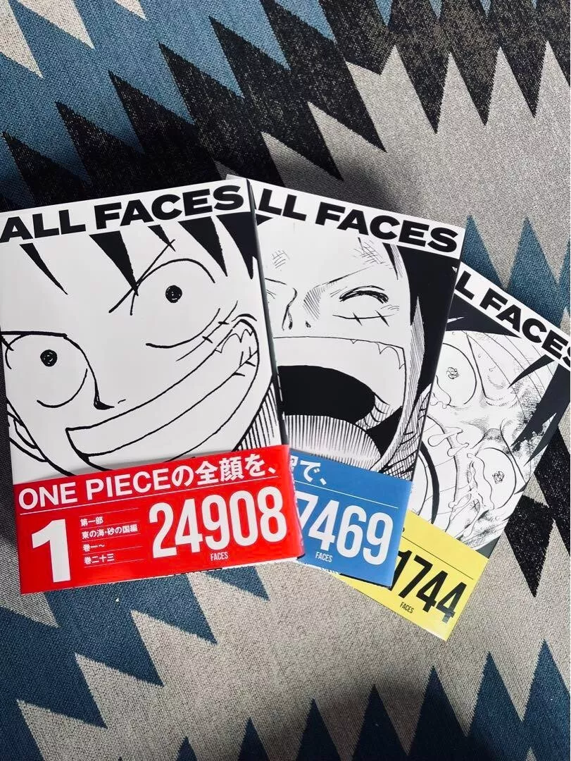 One Piece All Faces 1 - 3 Collector's Edition Japan Anime Comic