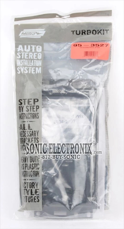 Kit de tablero de instalación doble DIN Metra 95-3527 para Pontiac Grand Prix 2004-08 Foto 2 de 2