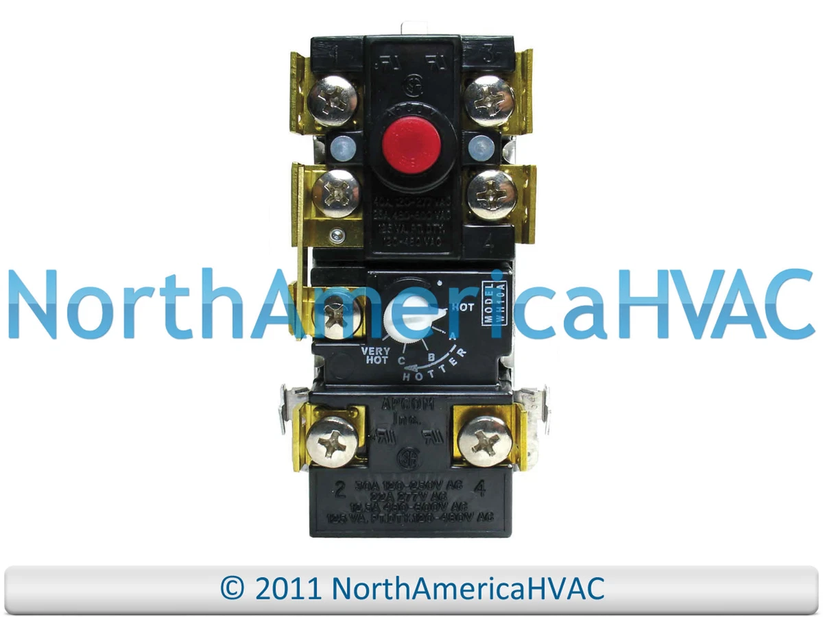 Electric Water Heater Single Thermostat Limit Switch Apcom Bradford White  WH10-A | eBay