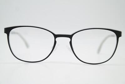 Glasses MARC CAIN 82143 TITAN Black White Oval Frame Eyeglasses New