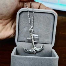 Anime Wuthering Waves Brant Cosplay The Rudder Necklace Anchor Necklace-