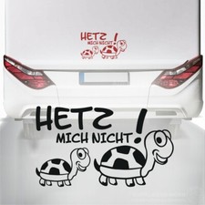 Hetz mich nicht 40cm B44 MR Autoaufkleber Familie Schildkröte Fun Spruch Sticker