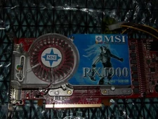 MSI Radeon RX 1900 Series Video Card in MINT condition! Rarely used!!!