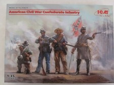 ICM - American Civil War Confederate Infantry 4 Figures #35021