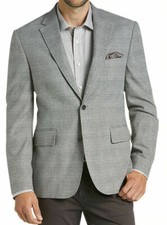 Jos.A.Bank Mens Reserve Collection Tailored Fit Plaid Blazer Size XXL EUC
